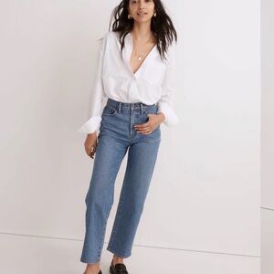 Madewell Perfect Vintage Jean wide Legged. Crop